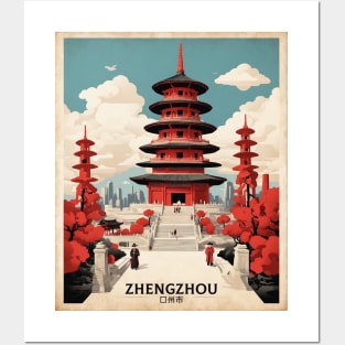 Zhengzho China Vintage Poster Tourism Posters and Art